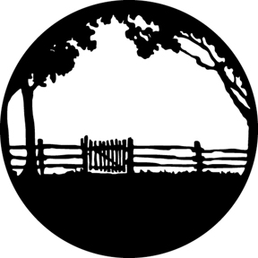G568 - Rail Fence with Gate