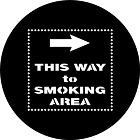 77883 - This Way to Smoking Area
