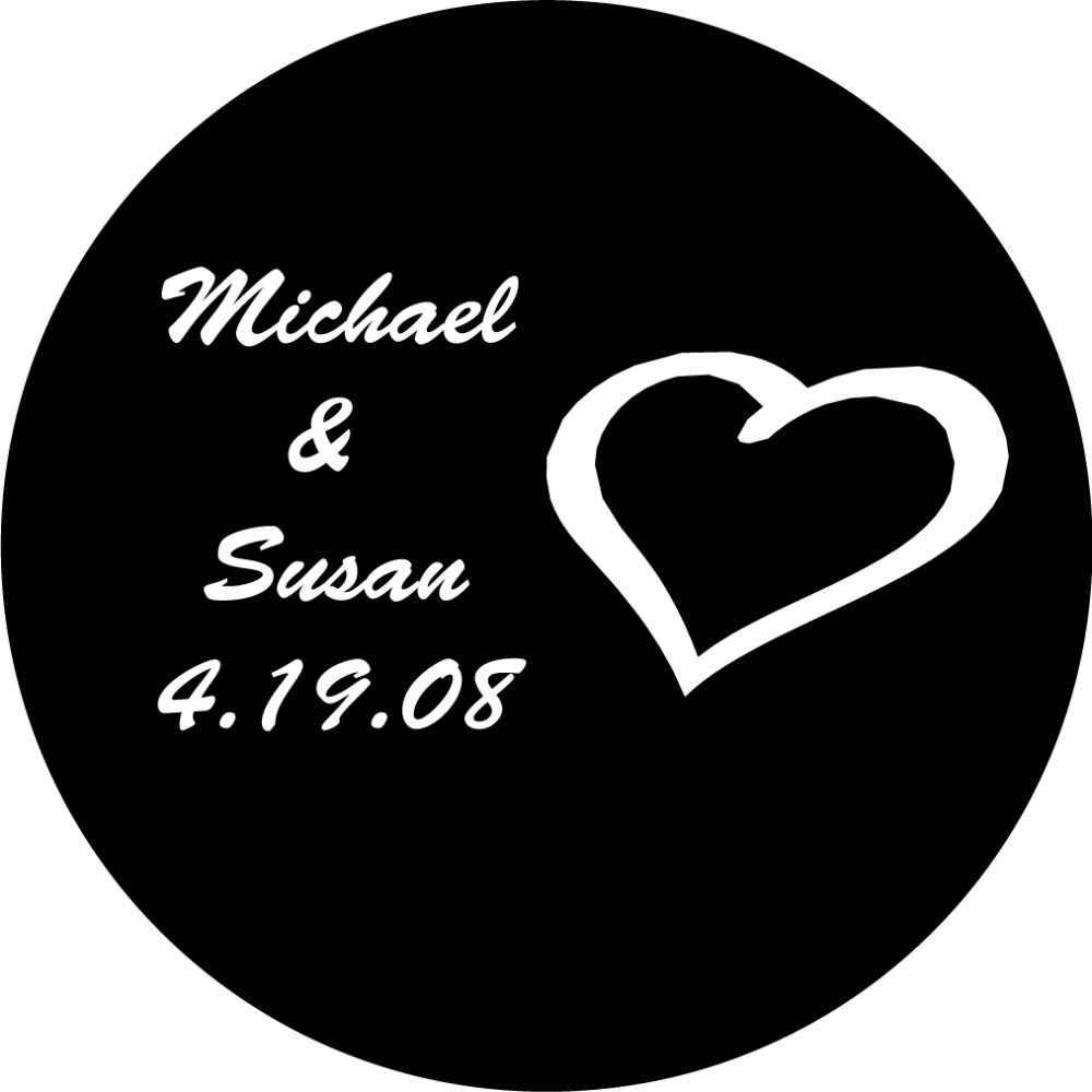 10818 - WEDDING GOBO