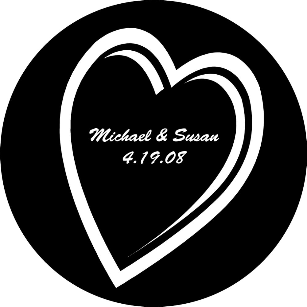 10819 - WEDDING GOBO