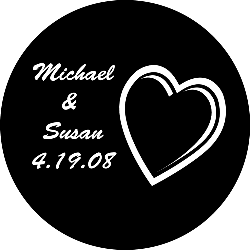 10822 - WEDDING GOBO