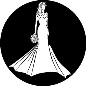 82829 - Bride Silhouette